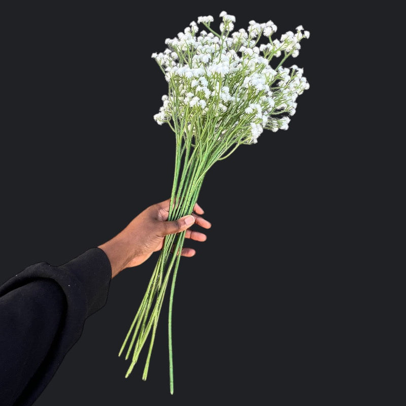 Baby’s Breath Flowers - Faux Gypsophila Elegans for Decor
