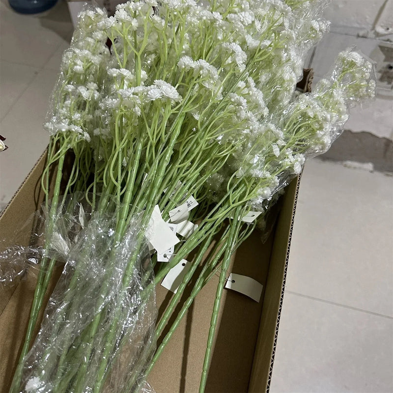 Baby’s Breath Flowers - Faux Gypsophila Elegans for Decor
