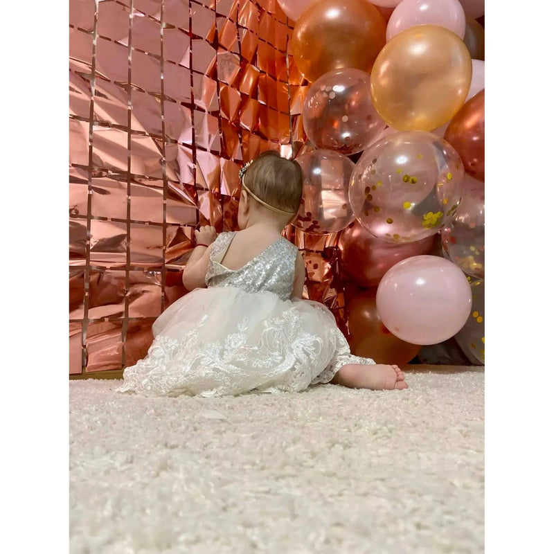 Birthday Party Shimmer Wall Curtains 2-Pack