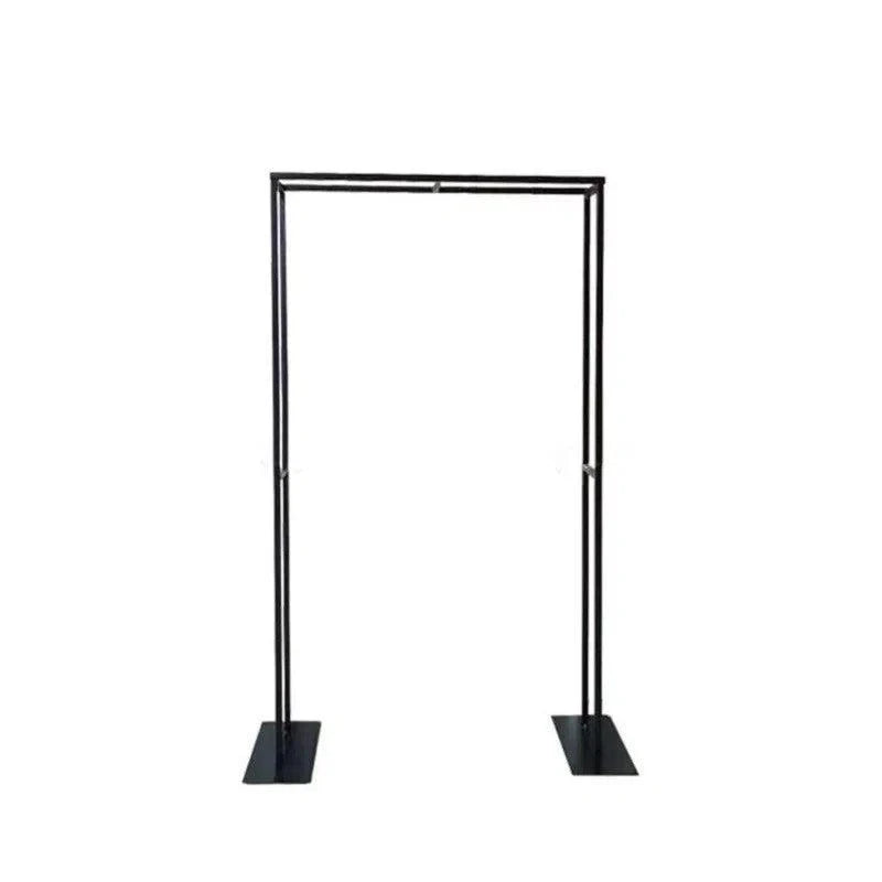 Black Square Wedding Arch Backdrop Decor Stand