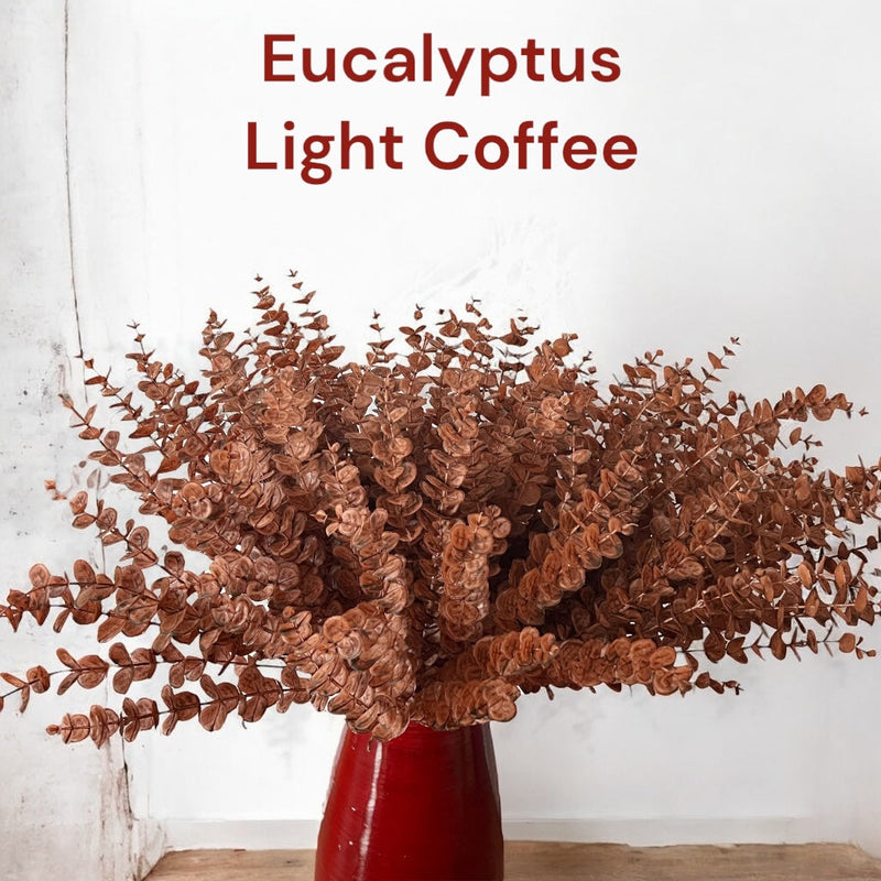 Fake Eucalyptus Stems - Artificial Greenery Leaves For Decor