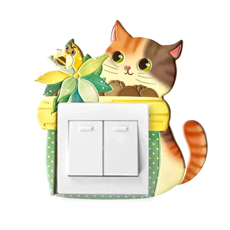 Cartoon 3D Switch Cover Kids Outlet Sticker