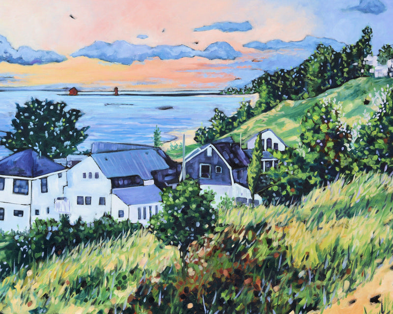 Views From Stickney Ridge Print on Paper, Wood Panel