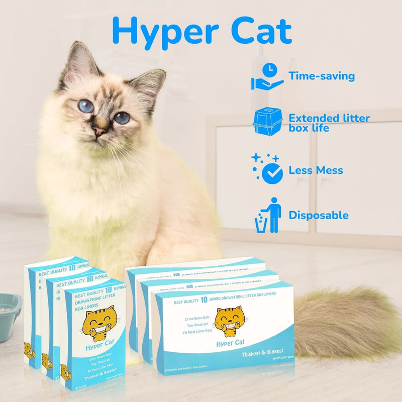 Jumbo Cat Litter Box Liners