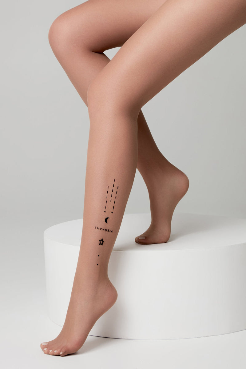 Fantasy Tights Conte Euphoria - Voluminous Flock Pattern