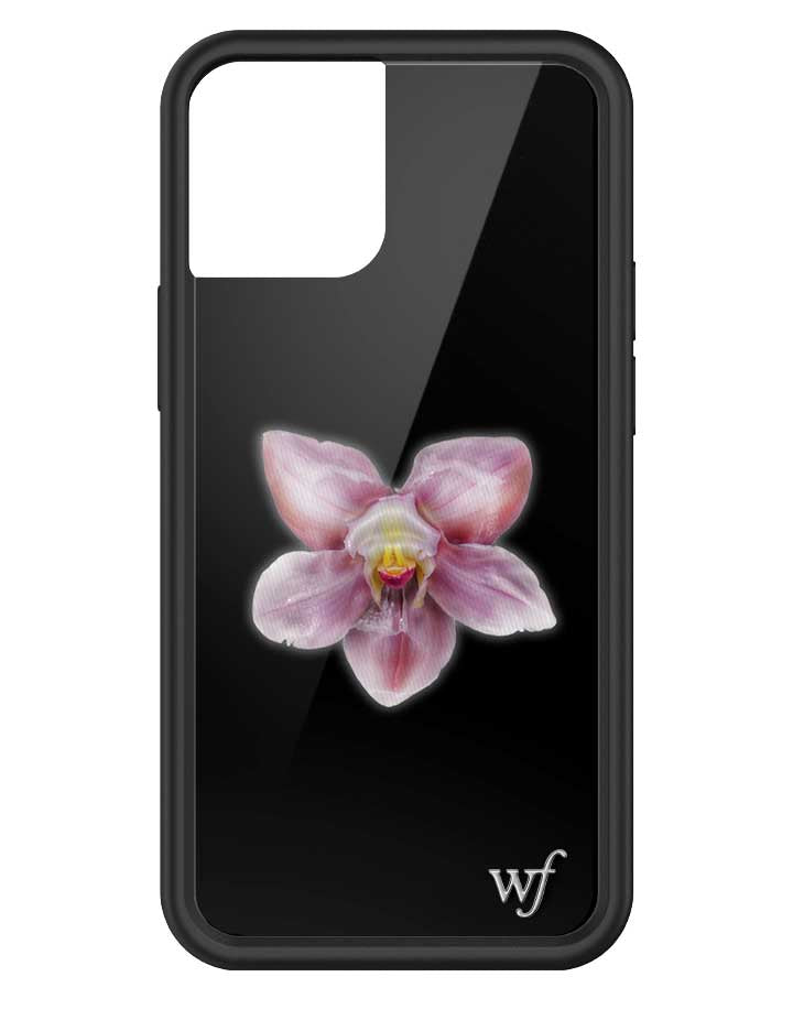 Orchid | Black iPhone Case