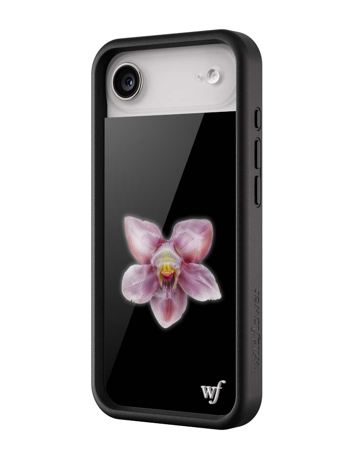 Orchid | Black iPhone Case