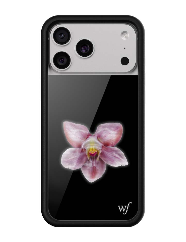 Orchid | Black iPhone Case