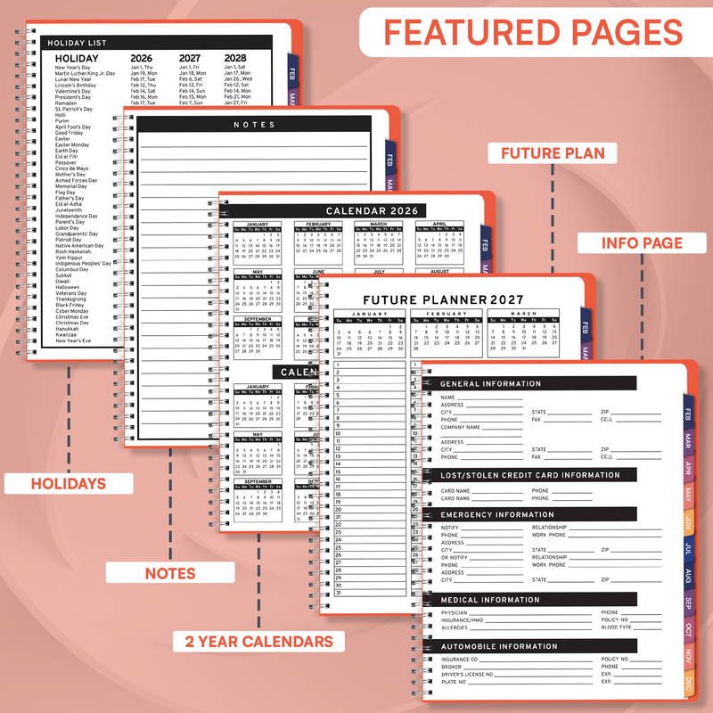 2026 Jan-Dec Appointment Book & Planner
