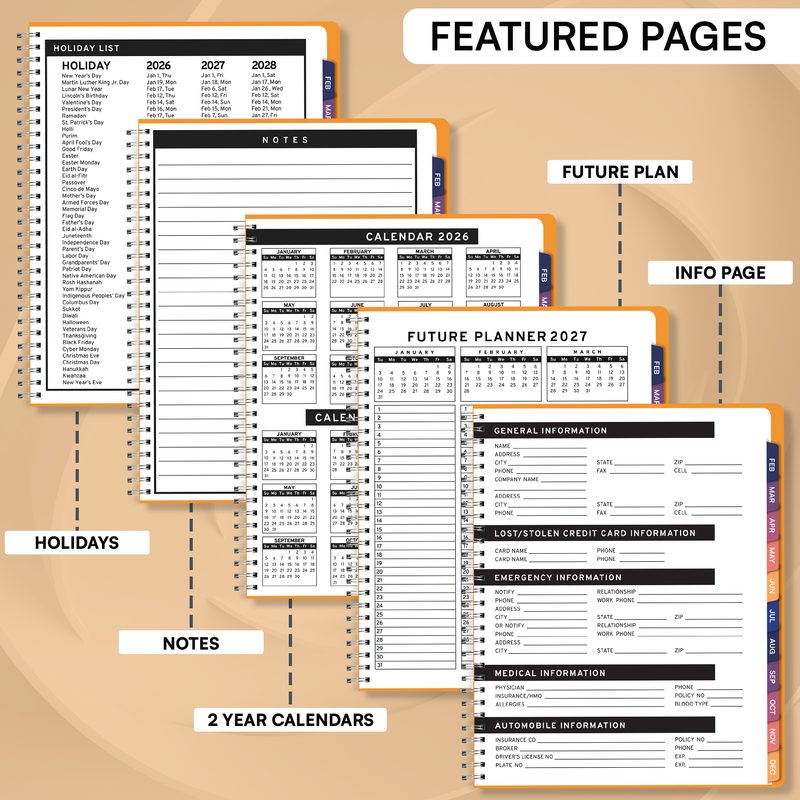 2026 Jan-Dec Appointment Book & Planner