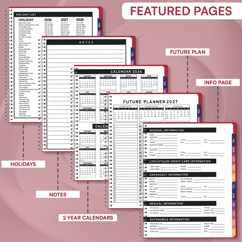 2026 Jan-Dec Appointment Book & Planner