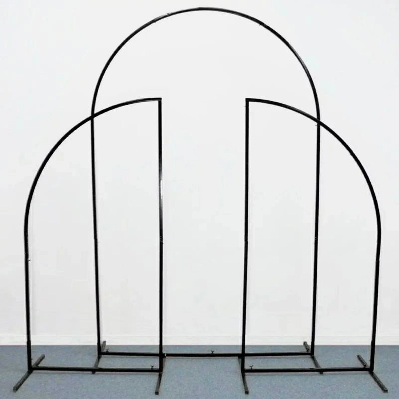 Gold Wedding Arch Decoration Backdrop 3-Piece