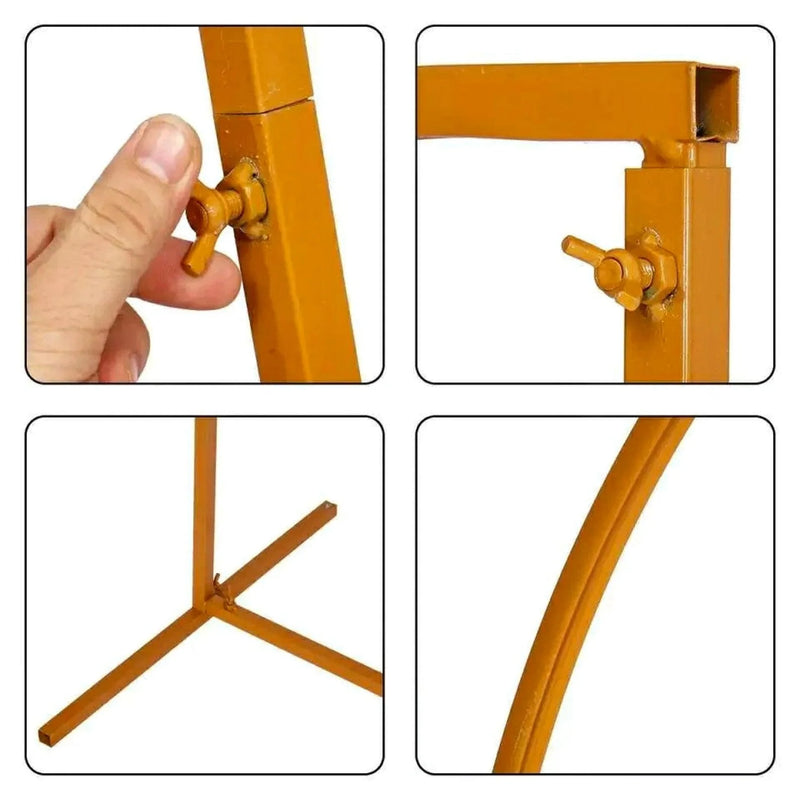 Gold Wedding Arch Decoration Backdrop 3-Piece