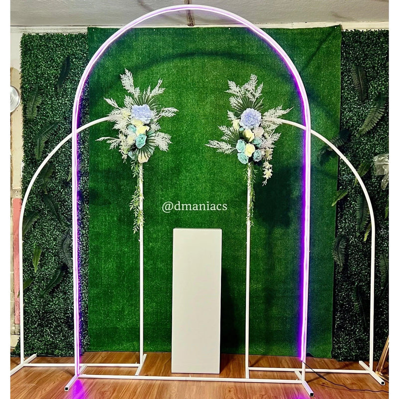 Gold Wedding Arch Decoration Backdrop 3-Piece