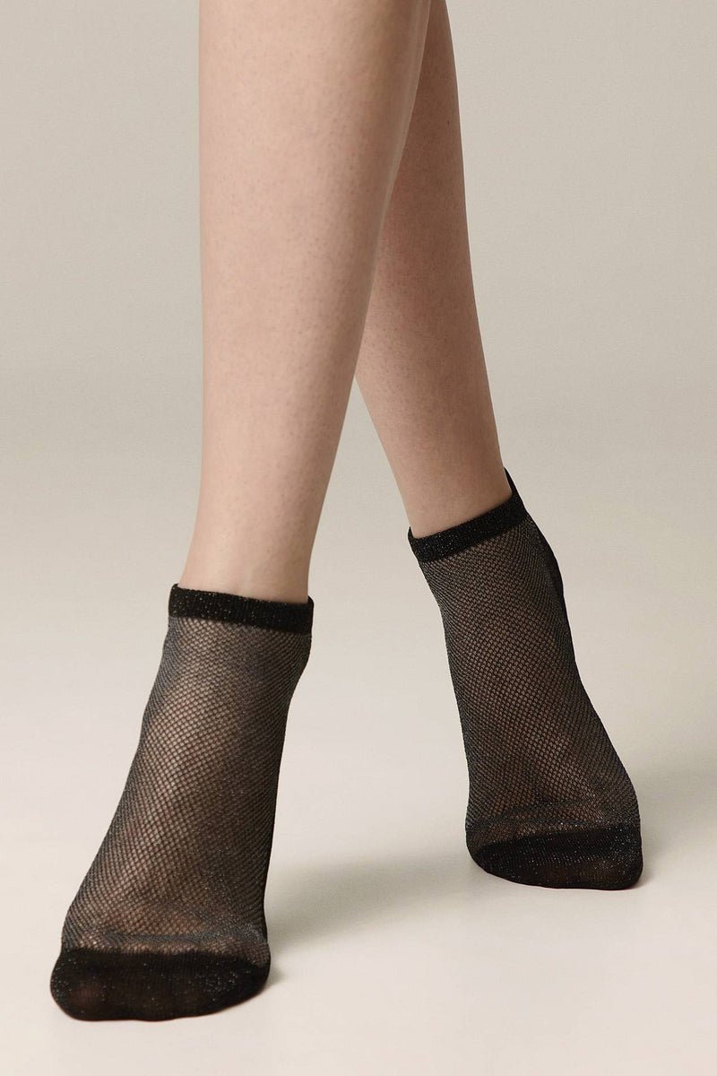 Ankle Socks Conte Active - 277 Viscose With Openwork Weaving