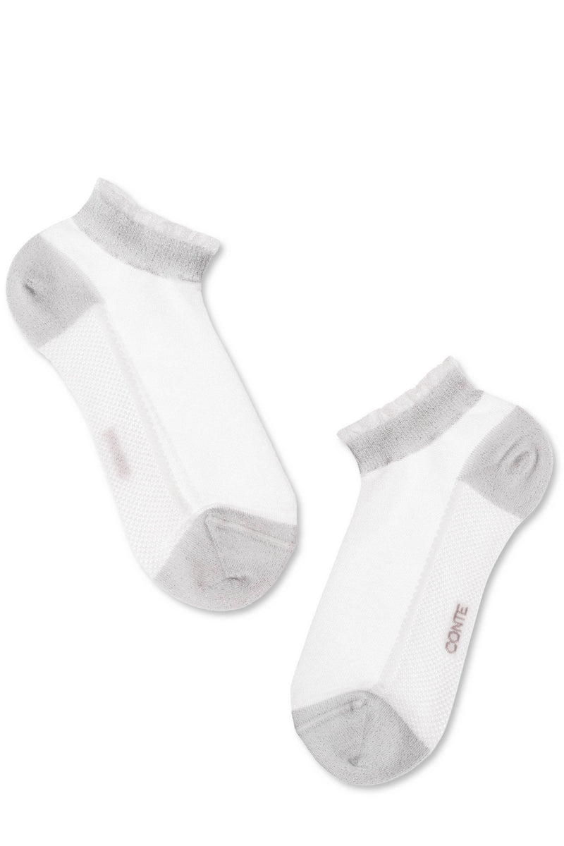 Ankle Socks Conte Active - 229 Transparent with Lurex