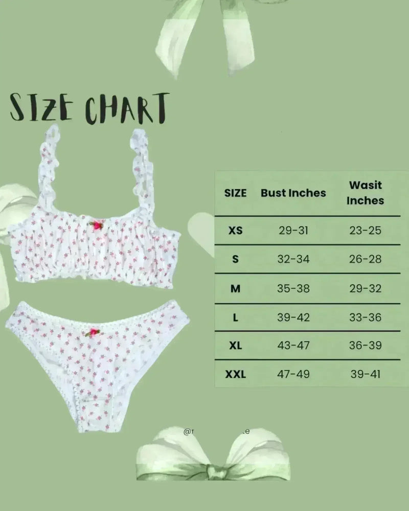 Romantic Floral Pointelle Bralette