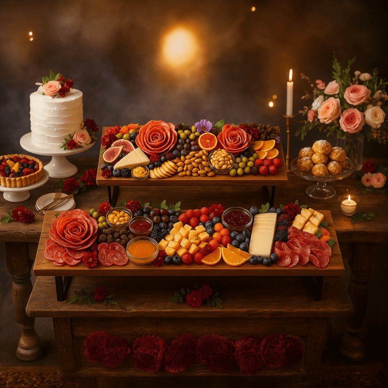 Charcuterie Boards - Cheese & Dessert Grazing Board 2-Pack