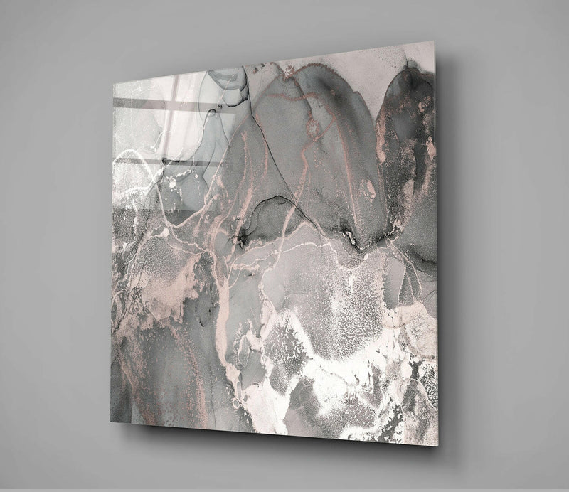 Abstract Glass Wall Art