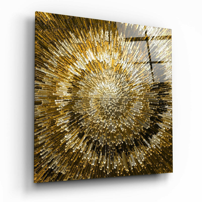 Cycle of Yellow Glass Wall Art