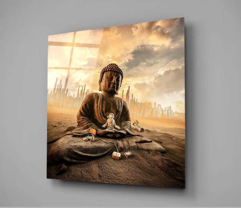 Buddha Glass Wall Art