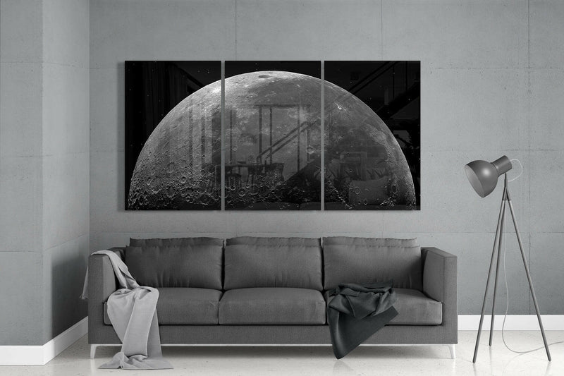 Dark Side of the Moon Mega Glass Wall Art