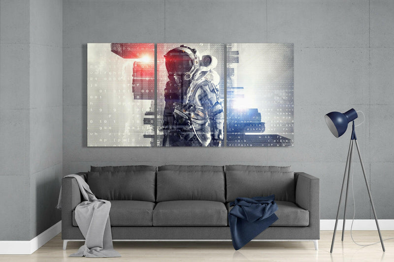 Astronaut Glass Wall Art