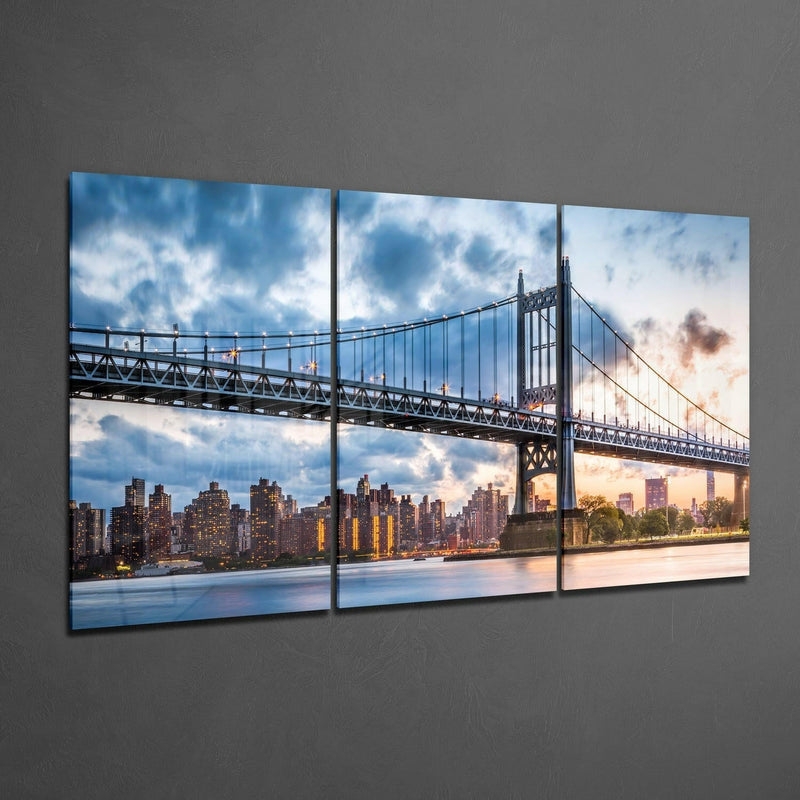Manhattan Glass Wall Art