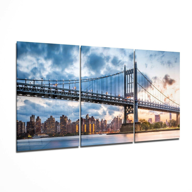 Manhattan Glass Wall Art
