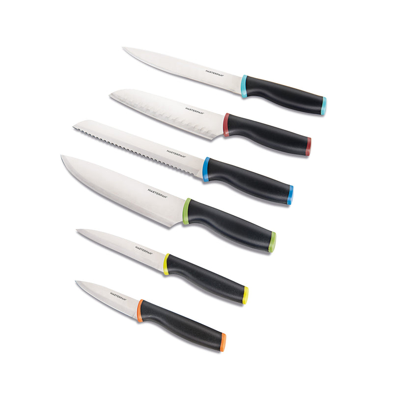 MASTERPAN Knife Set with Covers, 12-pc