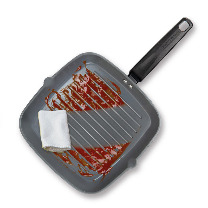 MASTERPAN Ceramic Nonstick Grill Pan, 10" (25cm)