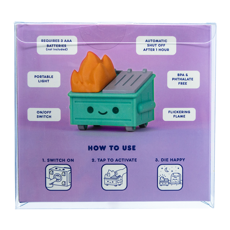 Dumpster Fire Night Light PopShield Protector