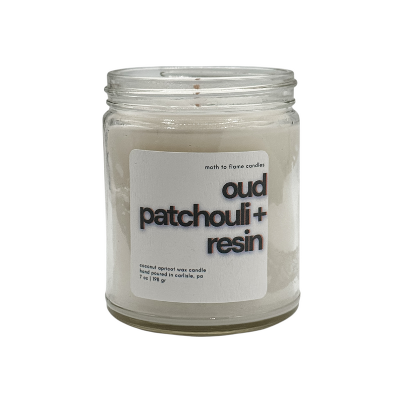 Oud Patchouli + Resins – 7 oz Candl