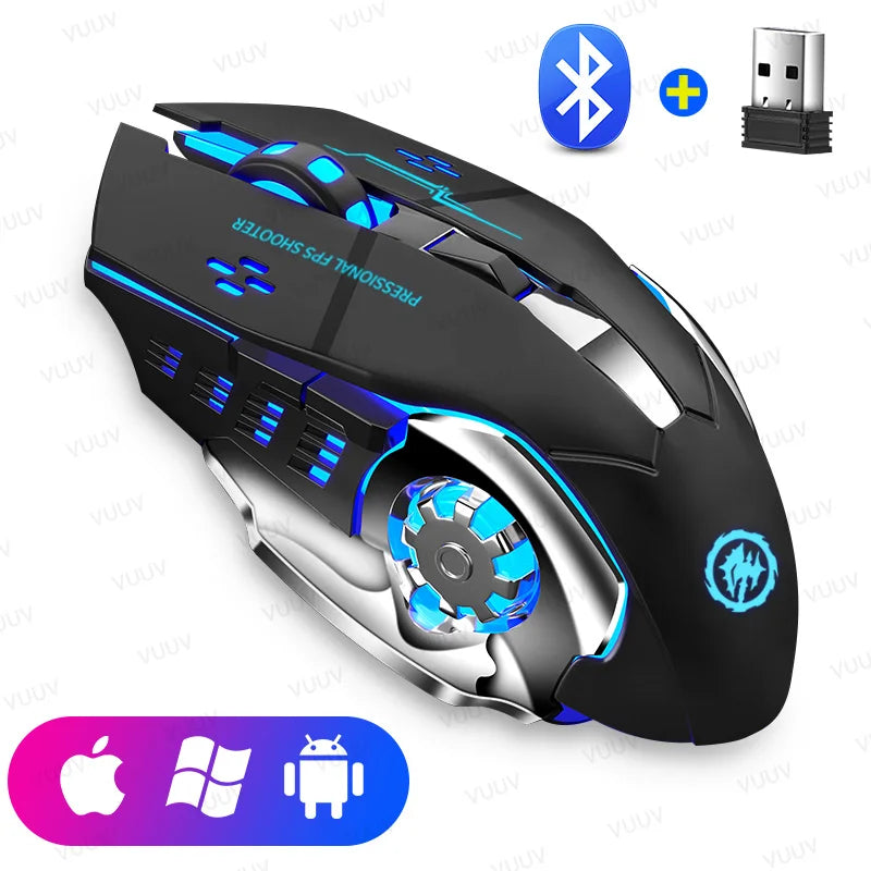 Wireless Gaming Mouse Bluetooth