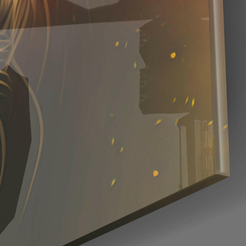 Leopard Glass Wall Art  || Designer Collection