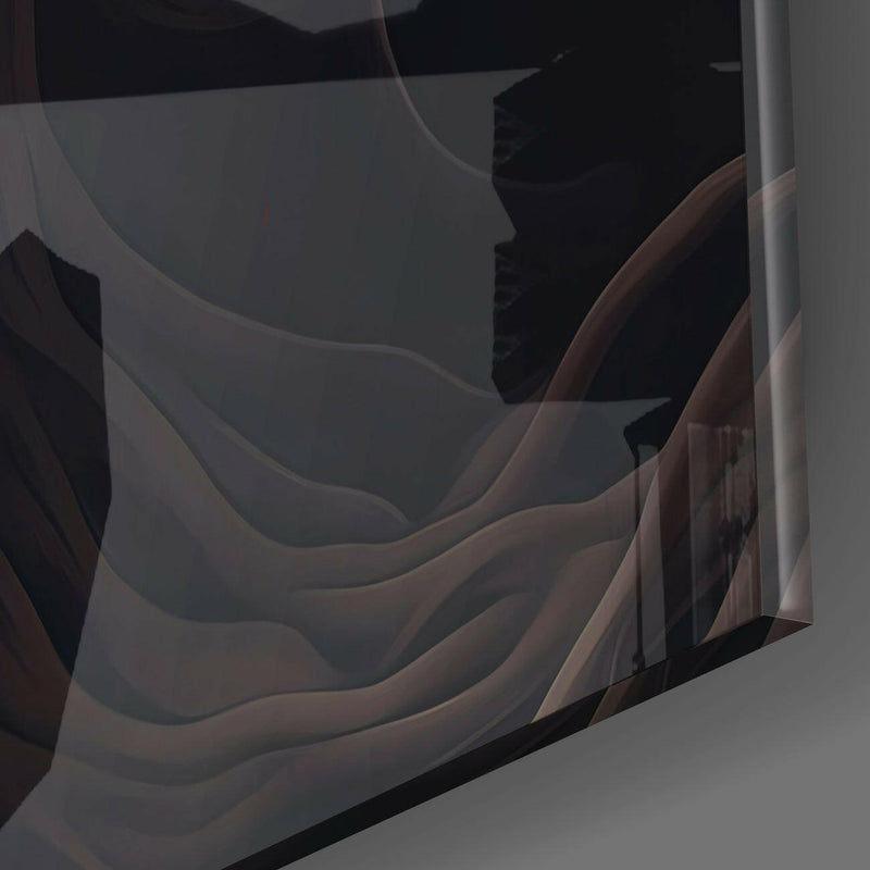 The Wrath of the Woman Glass Wall Art  || Designer Collection