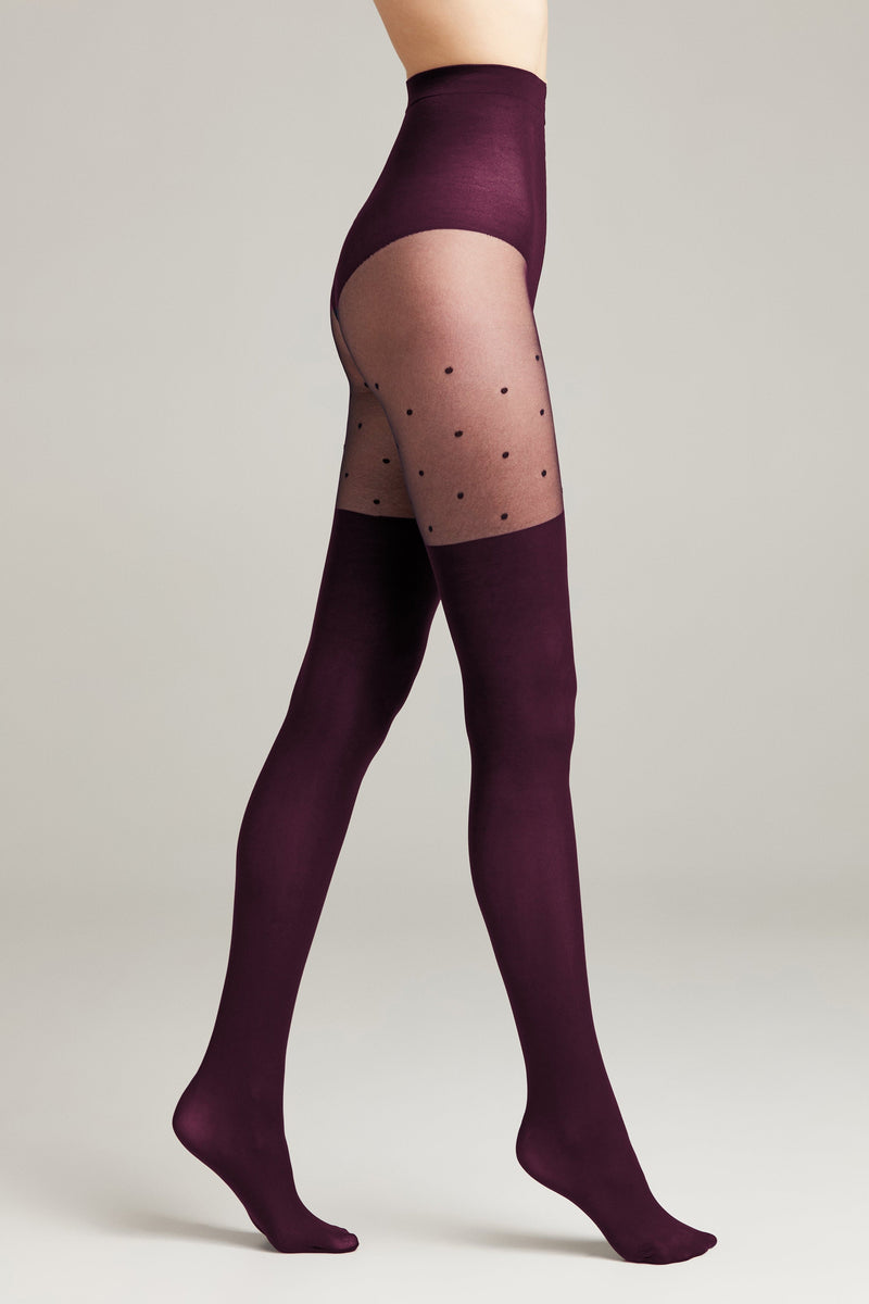 Fantasy Tights Conte Sensation - Polka Dots Stockings Imitation