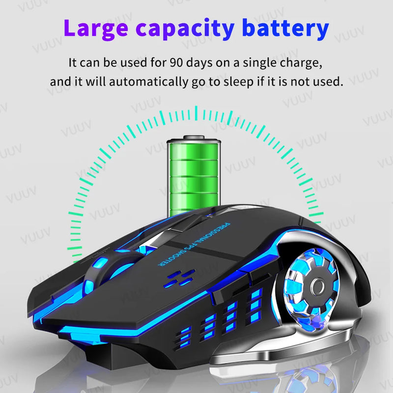 Wireless Gaming Mouse Bluetooth