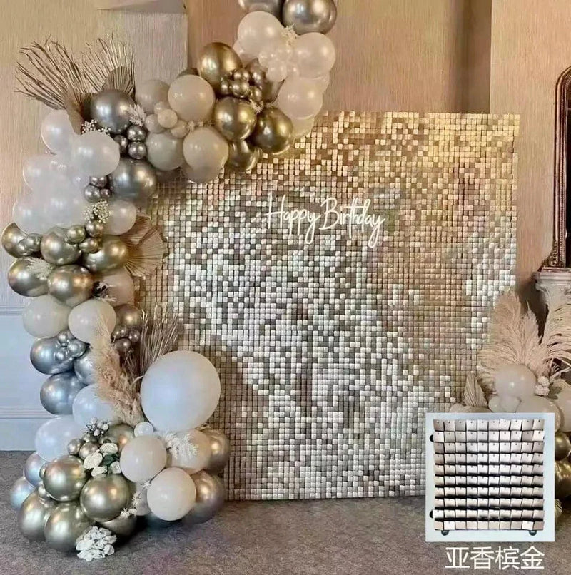 Sequin Shimmer Wall  Wedding Backdrop Panels