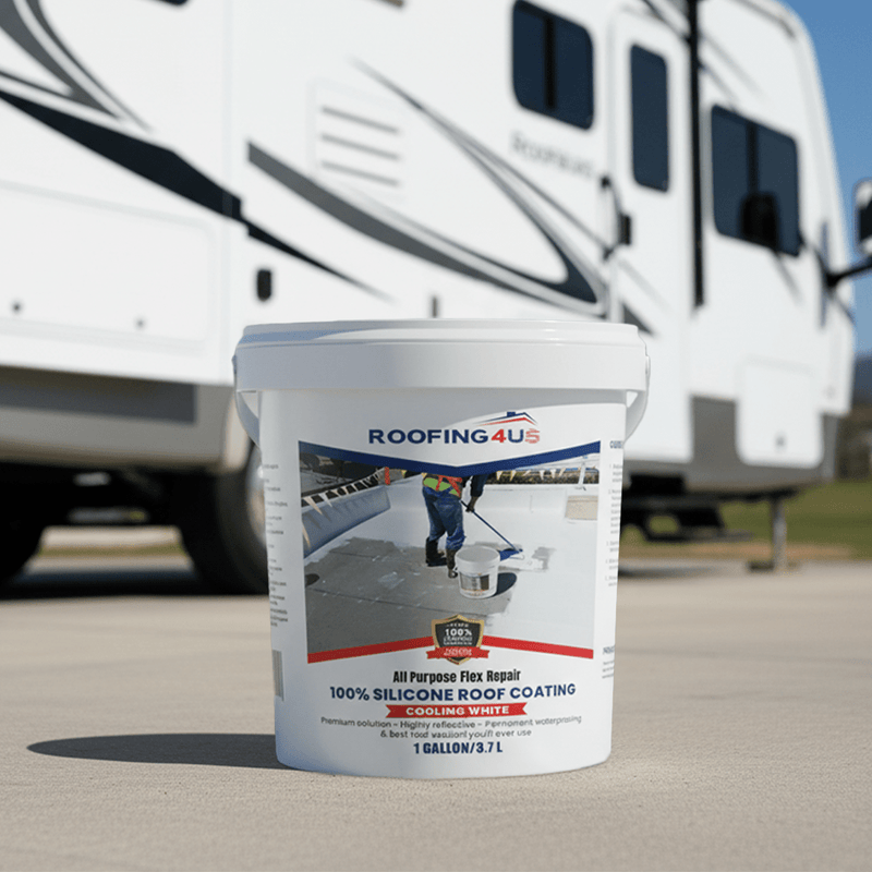 All Purpose Flex Repair 100% Silicone Roof Sealant - 1 Gallon