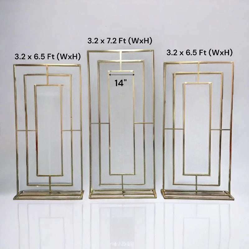 Square Wedding Party Decor Backdrop Stand