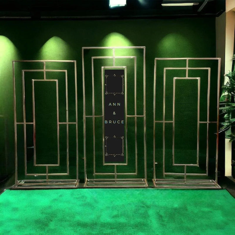 Square Wedding Party Decor Backdrop Stand