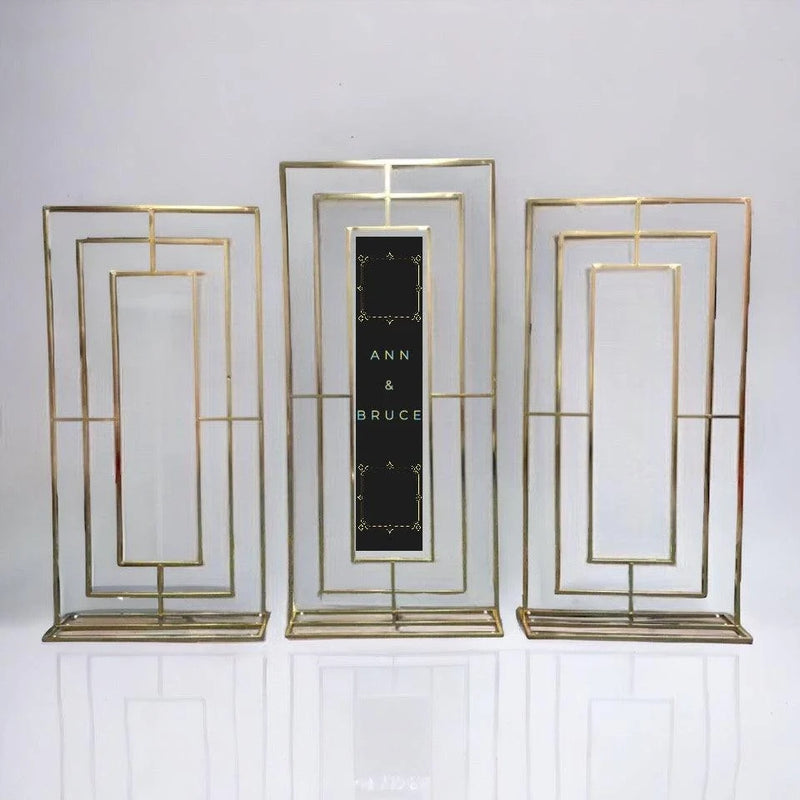 Square Wedding Party Decor Backdrop Stand