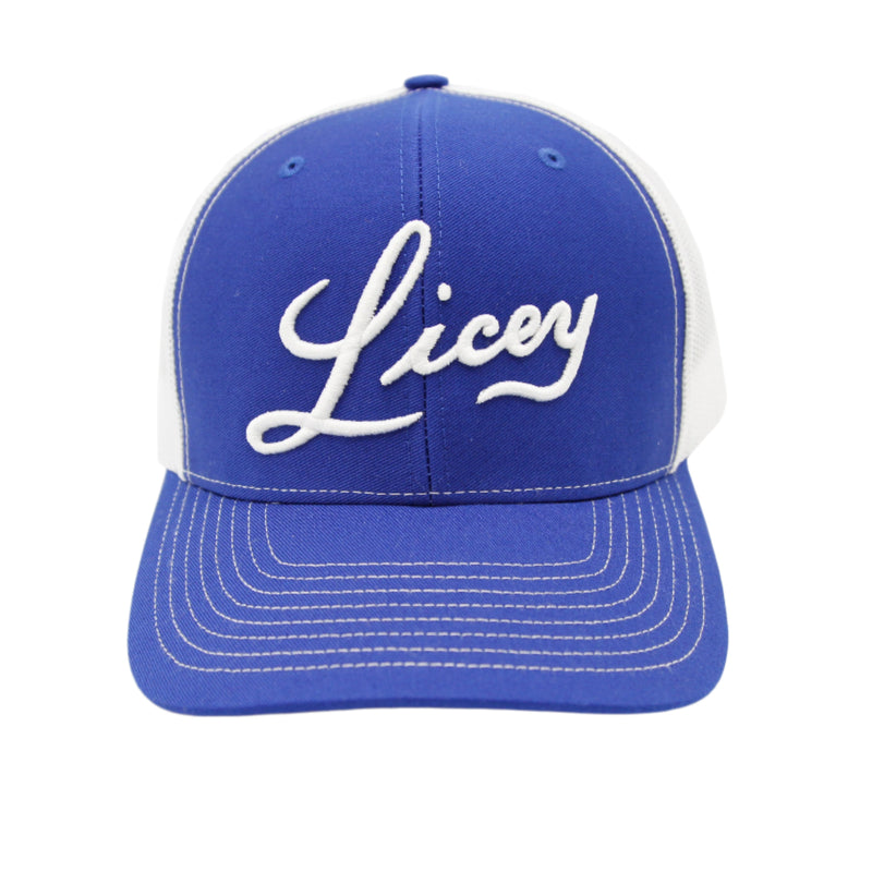 Tigres del Licey Trucker Mesh Royal Blue / White Hat