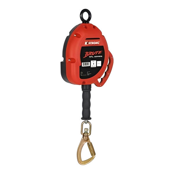 Brute Self Retracting Lifeline - Galv Steel Wire Cable (Carabiner) - All Sizes