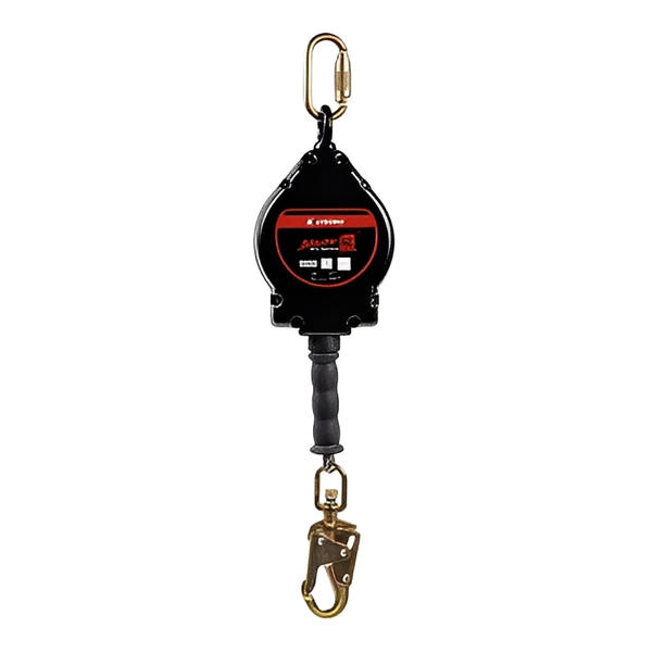 Brute-AL Aluminum Housing Self Retracting Lifeline - Galv Steel Wire Cable (Steel Snap Hook) - All Sizes