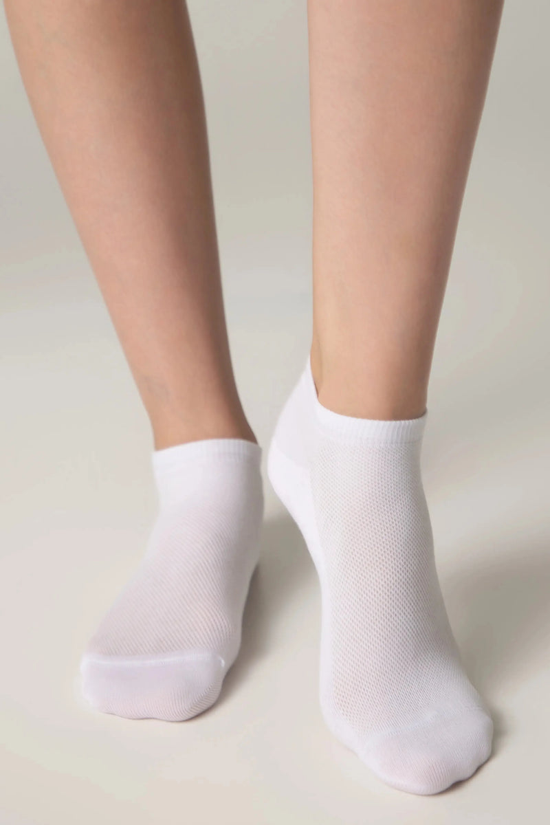 Cotton Ankle Socks Conte Active - Mesh Pattern 484