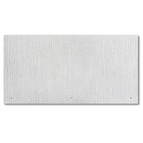 WeatherSide Fiber-Cement Siding - Purity Straight Shingle w/ Textured Surface - 12 in x 24 in (18 Shingles - Approx 33 Sq Ft)