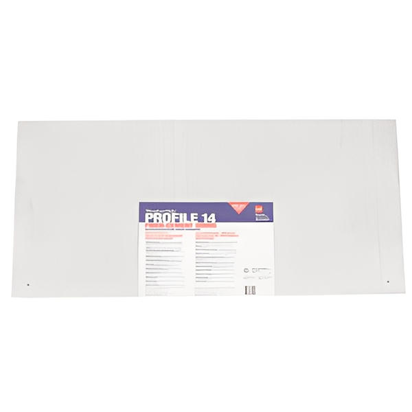 WeatherSide Fiber-Cement Siding - Profile 14" Shingle W/ Striated Surface - 14-β
 in x 32 in (11 Shingles - Approx 33 Sq Ft)