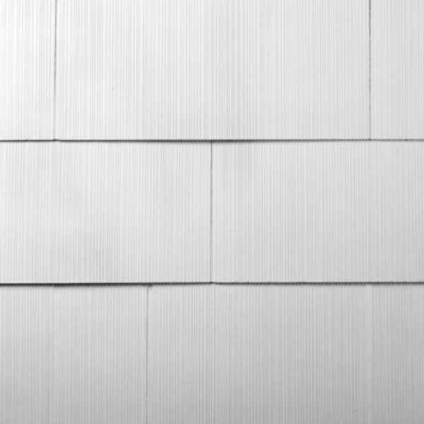 WeatherSide Fiber-Cement Siding Profile - 12" Shingle w/ Striated Surface - 12 in x 24 in (18 Shingles - Approx 33 Sq Ft)